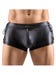 Boxer Lacets Wetlook Noir