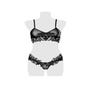 Ensemble 2 Pièces Dentelle 20013 Romantic Noir