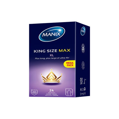 Préservatifs King Size Max Boîte de 24