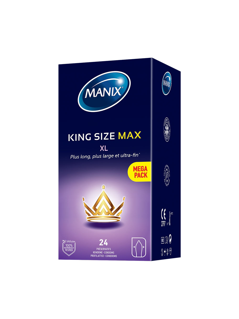 Préservatifs King Size Max Boîte de 24