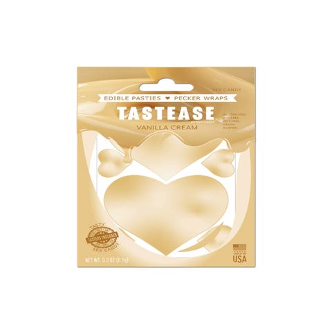 Cache-Tétons Comestibles Coeur Vanille
