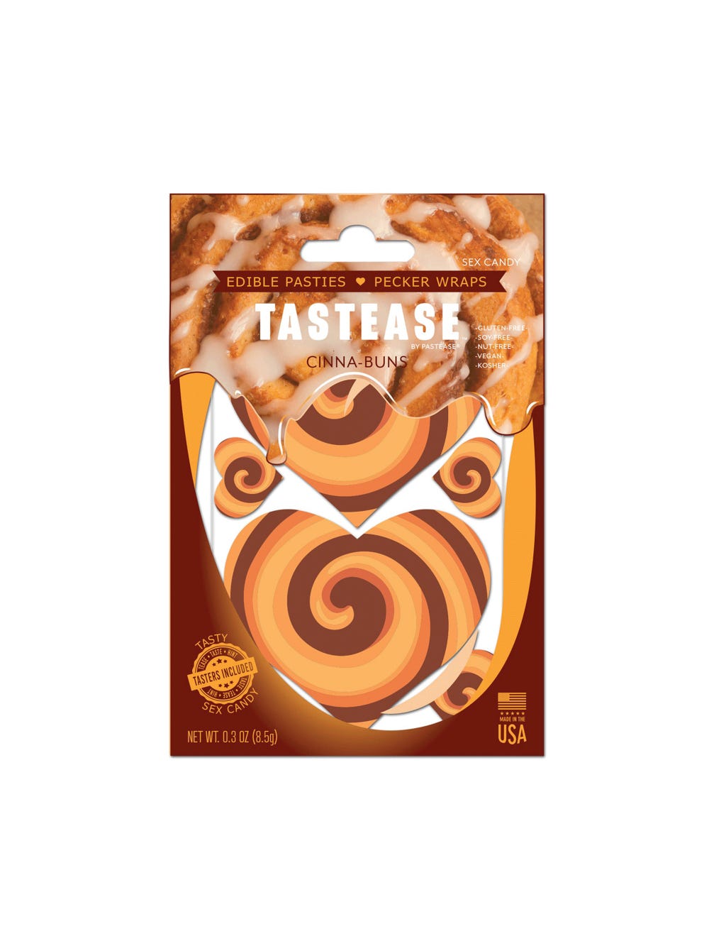 Cache-Tétons Comestibles Coeur Cannelle main product photo