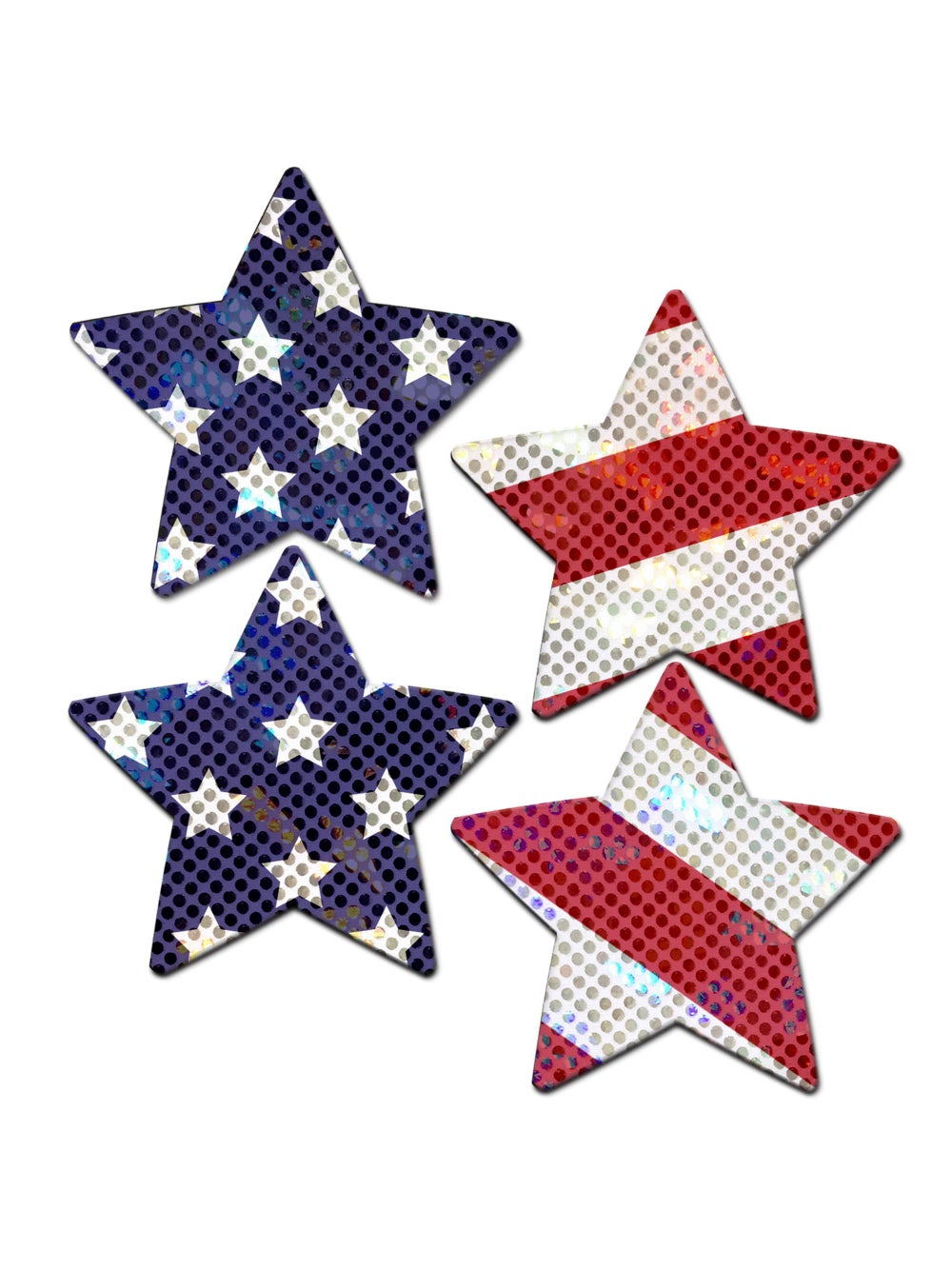 Cache-Tétons Mini Étoiles USA