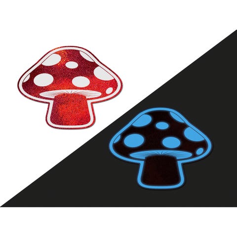 Cache-Tétons Champignon Phosphorescent