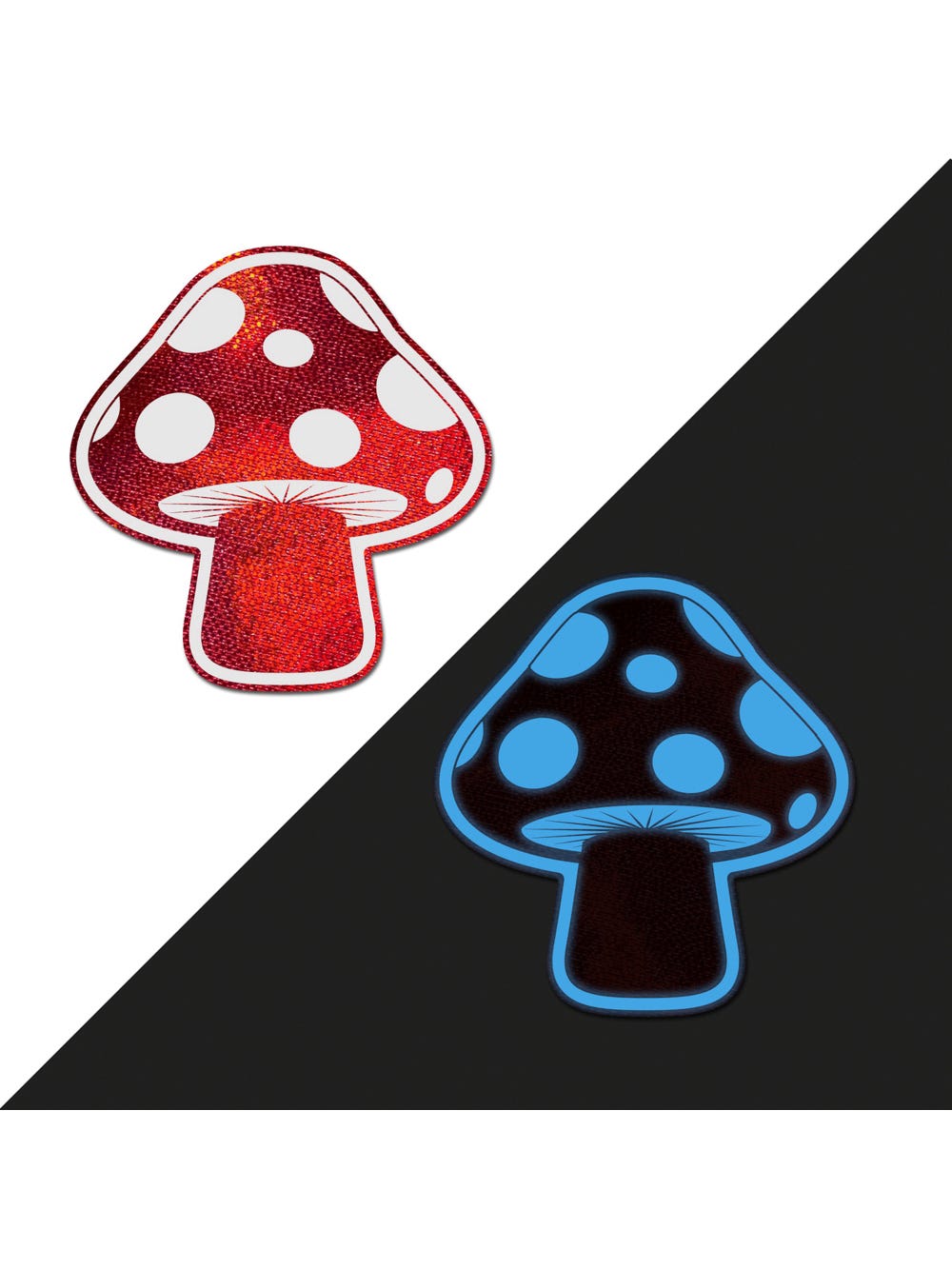 Cache-Tétons Champignon Phosphorescent main product photo