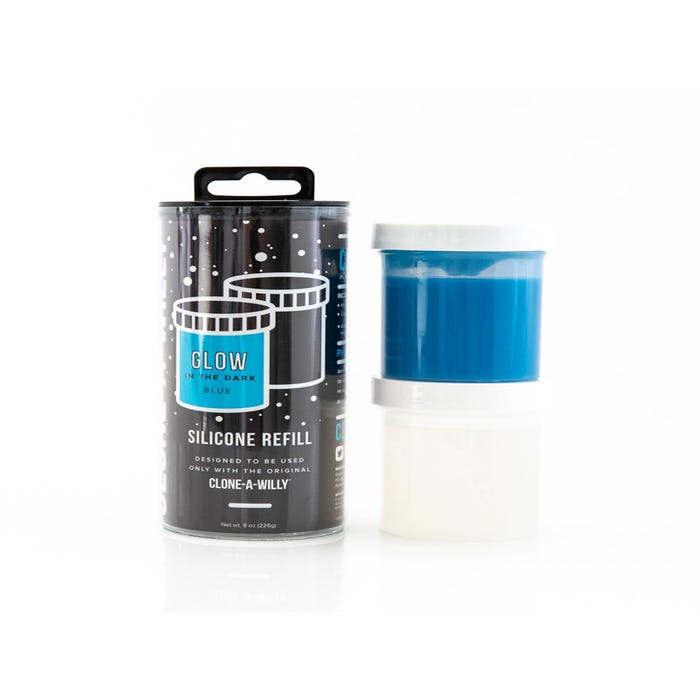 Recharge Silicone Phosphorescent pour Clone-A-Willy 226 g