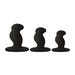 Kit Plug Anal Vibrant G-Play Trio Plus Noir