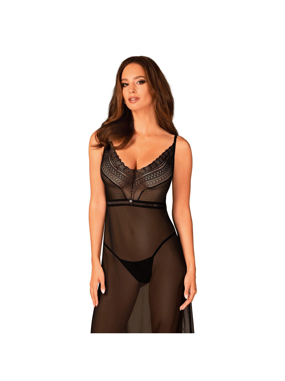 Nuisette longue Estiqua noir main product photo