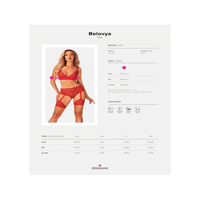 Soutien-gorge Belovya rouge