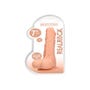 Gode ventouse avec testicules SKIN 17,8 cm