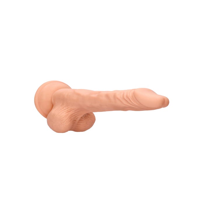 Gode ventouse avec testicules SKIN 20,3 cm