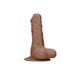 Gode ventouse avec testicules SKIN 25,4 cm