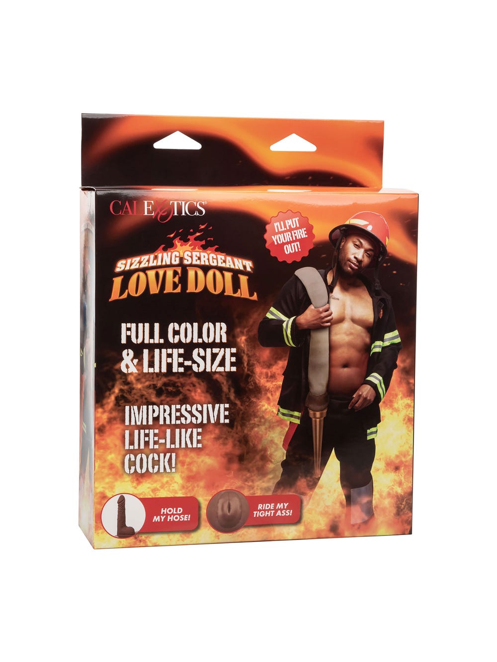 Poupée gonflable pompier Sizzling Sergeant main product photo