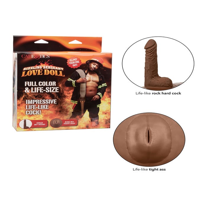Poupée gonflable pompier Sizzling Sergeant