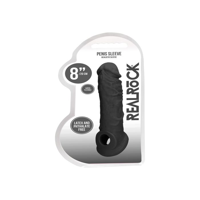 Gaine à pénis avec ballstrap SKIN 20,3 cm