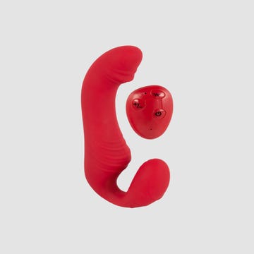 Strap-on vibrant télécommandé Triple Teaser