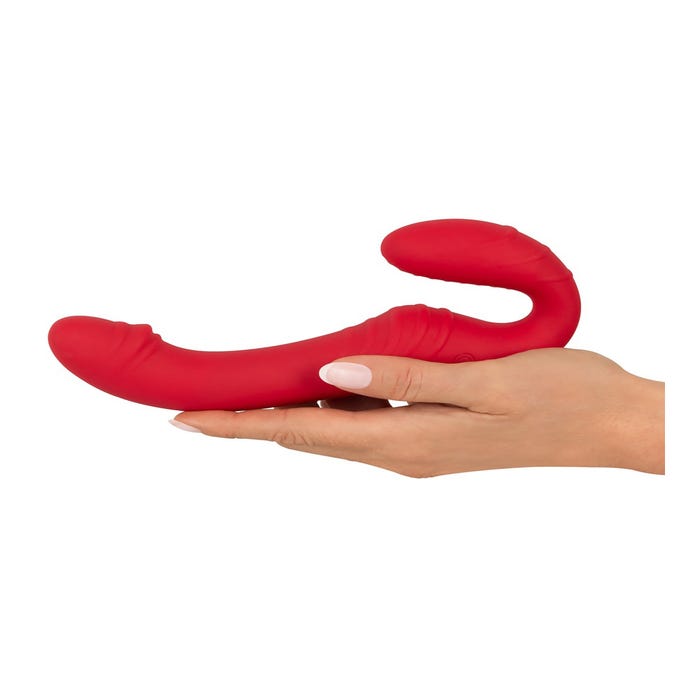 Strap-on vibrant télécommandé Triple Teaser
