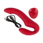 Strap-on vibrant télécommandé Triple Teaser