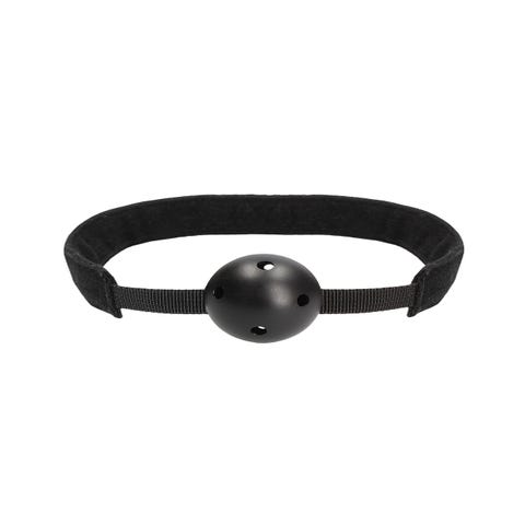 Bâillon boule respirant Velvet & Velcro