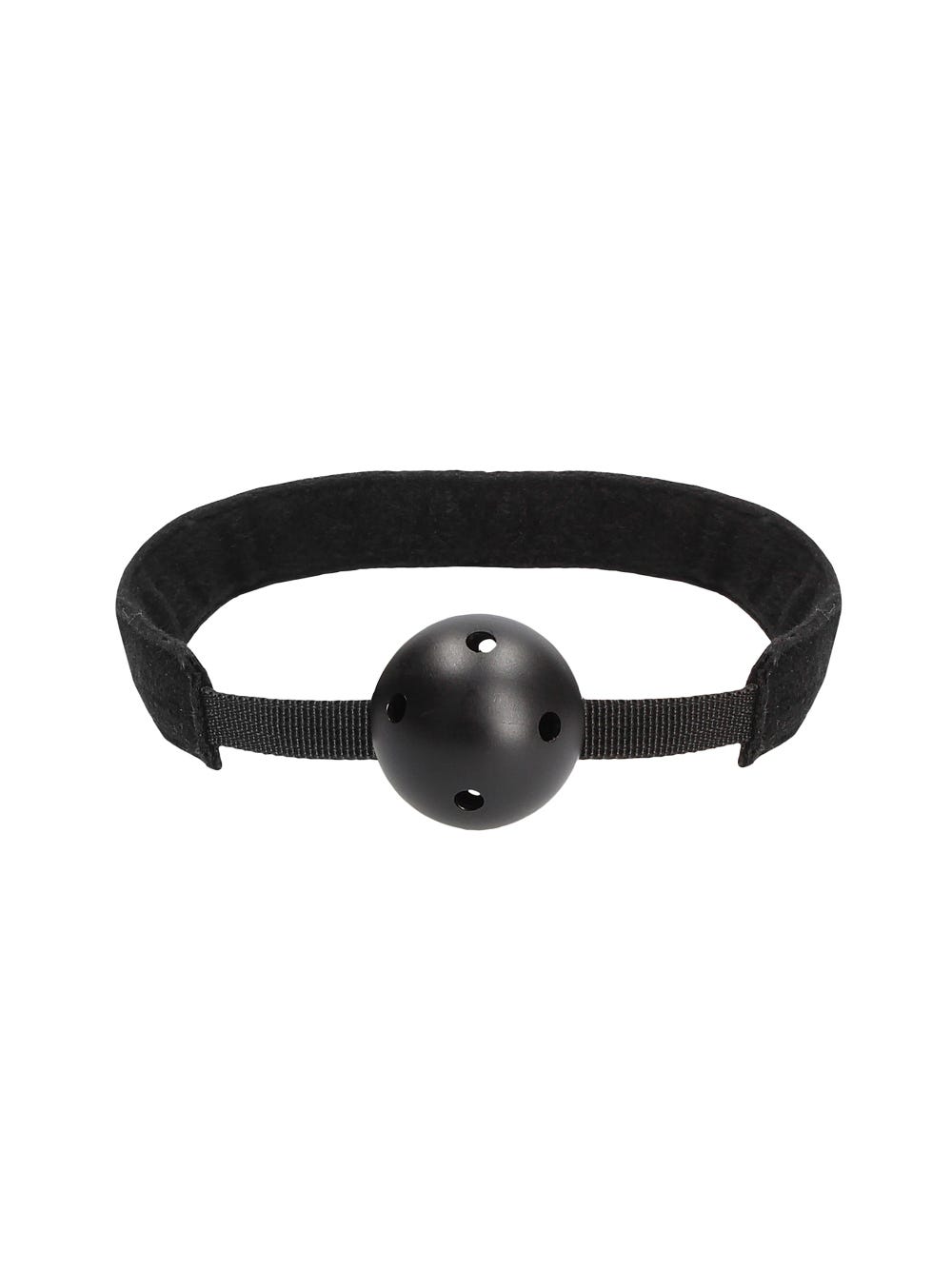 Bâillon boule respirant Velvet & Velcro main product photo