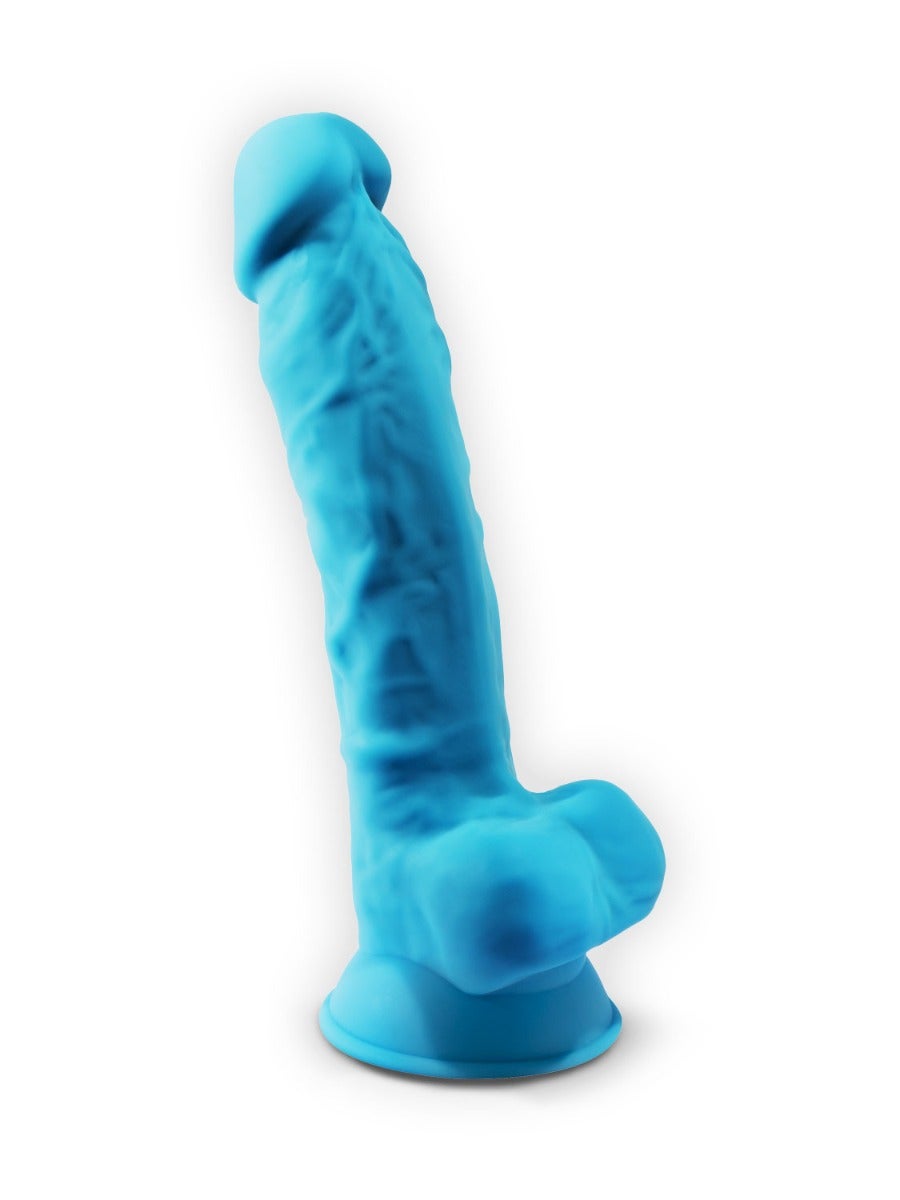 Gode ventouse 17,8 cm Model 1 bleu 2