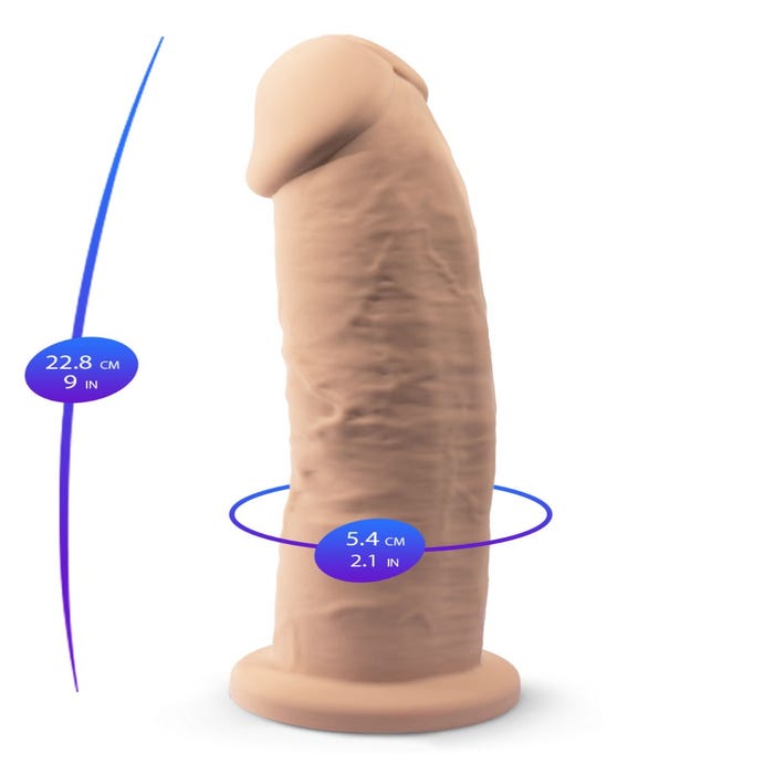 Gode ventouse 22,9 cm Model 2
