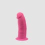 Gode ventouse phospho 15,2 cm Model 2 rose