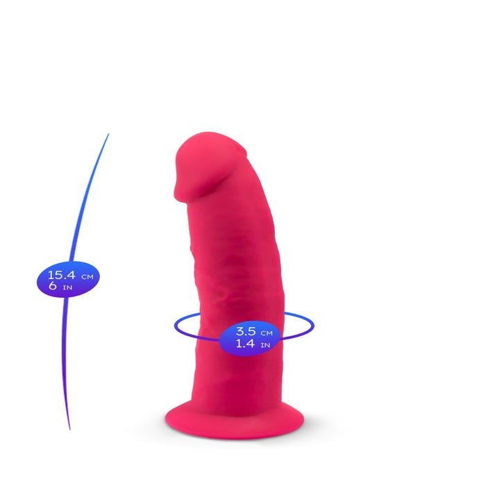 Gode ventouse 15,2 cm Model 2