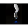Vibromasseur lumineux verre et silicone Curve