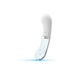 Vibromasseur point G lumineux verre et silicone