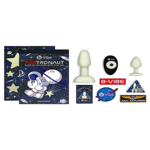 Coffret plug anal phosphorescent Asstronaut