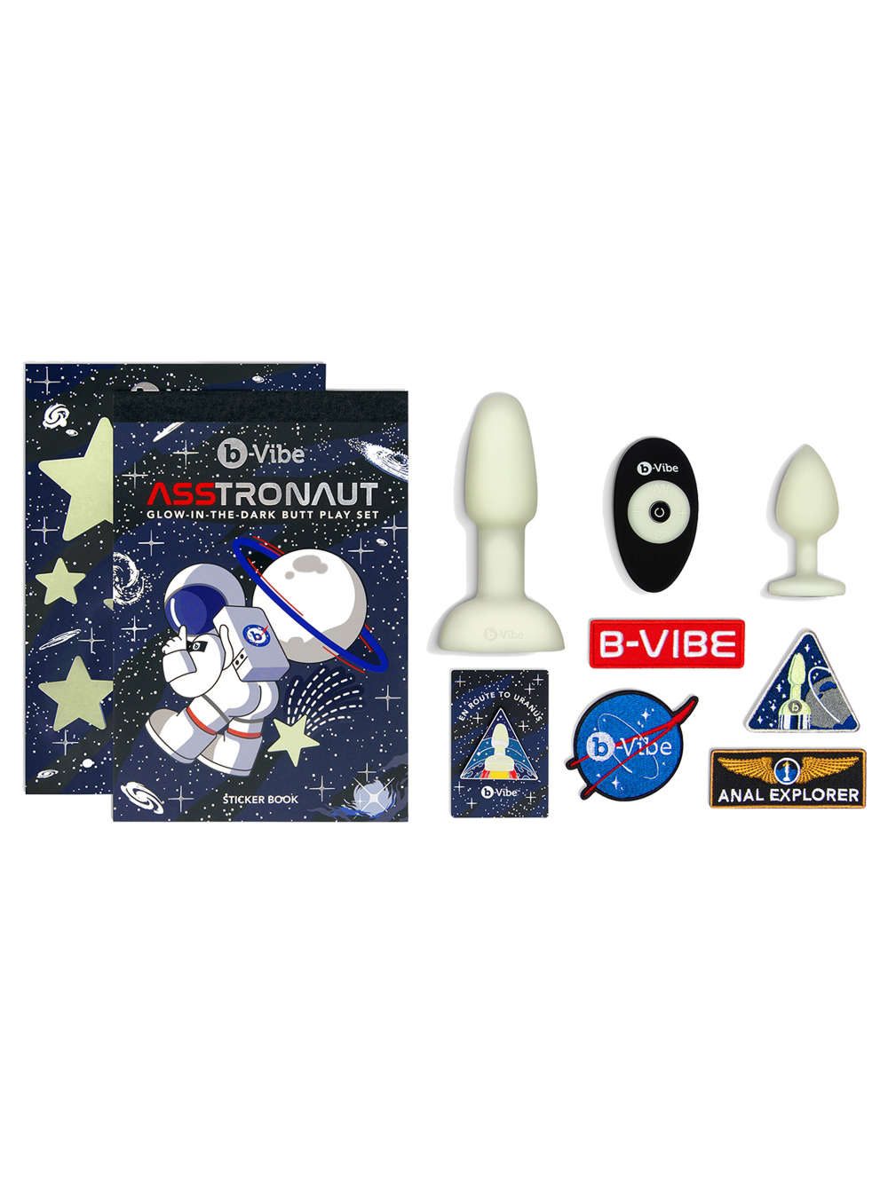 Coffret plug anal phosphorescent Asstronaut main product photo