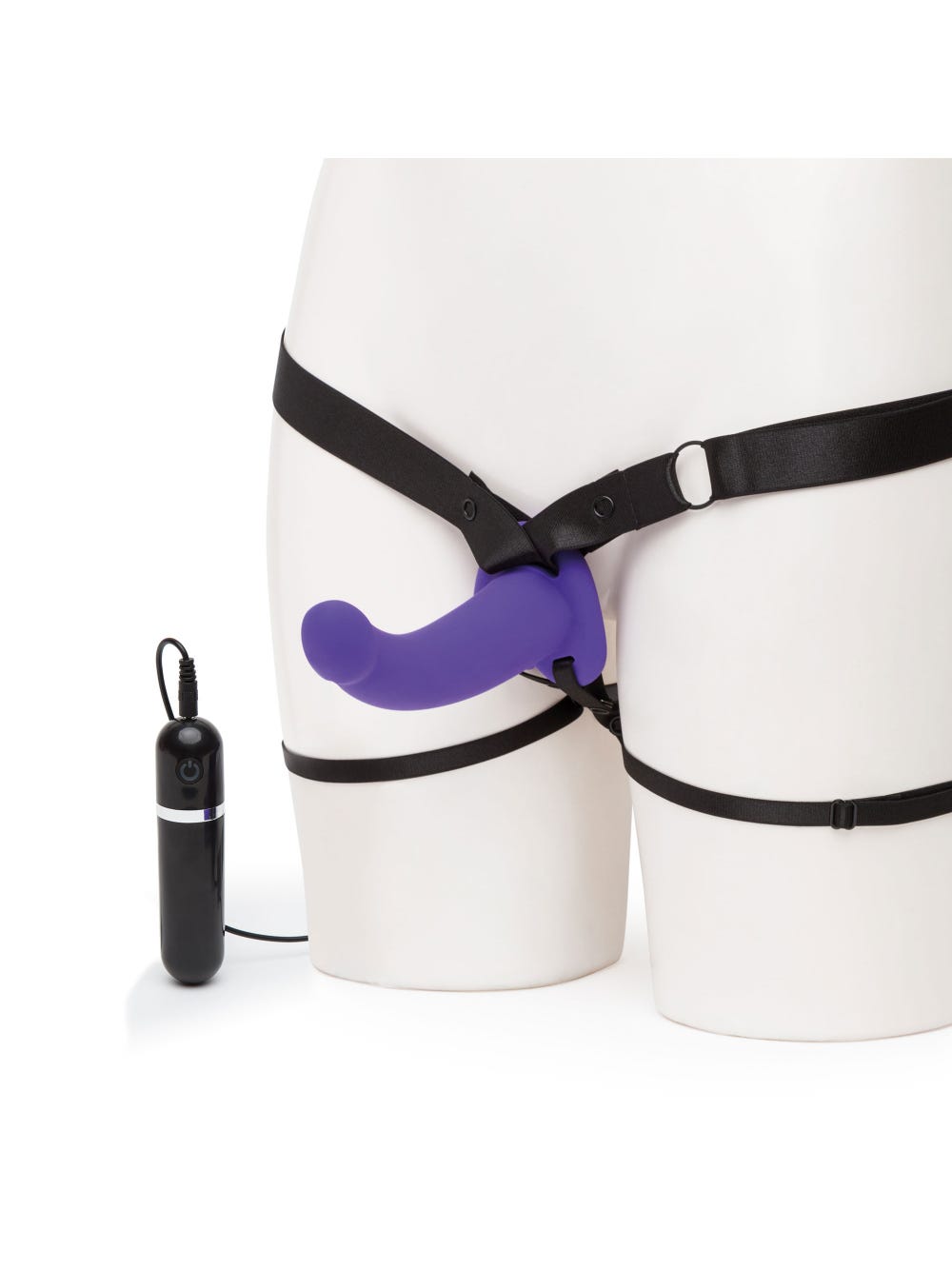 Gode ceinture vibrant Double Duty