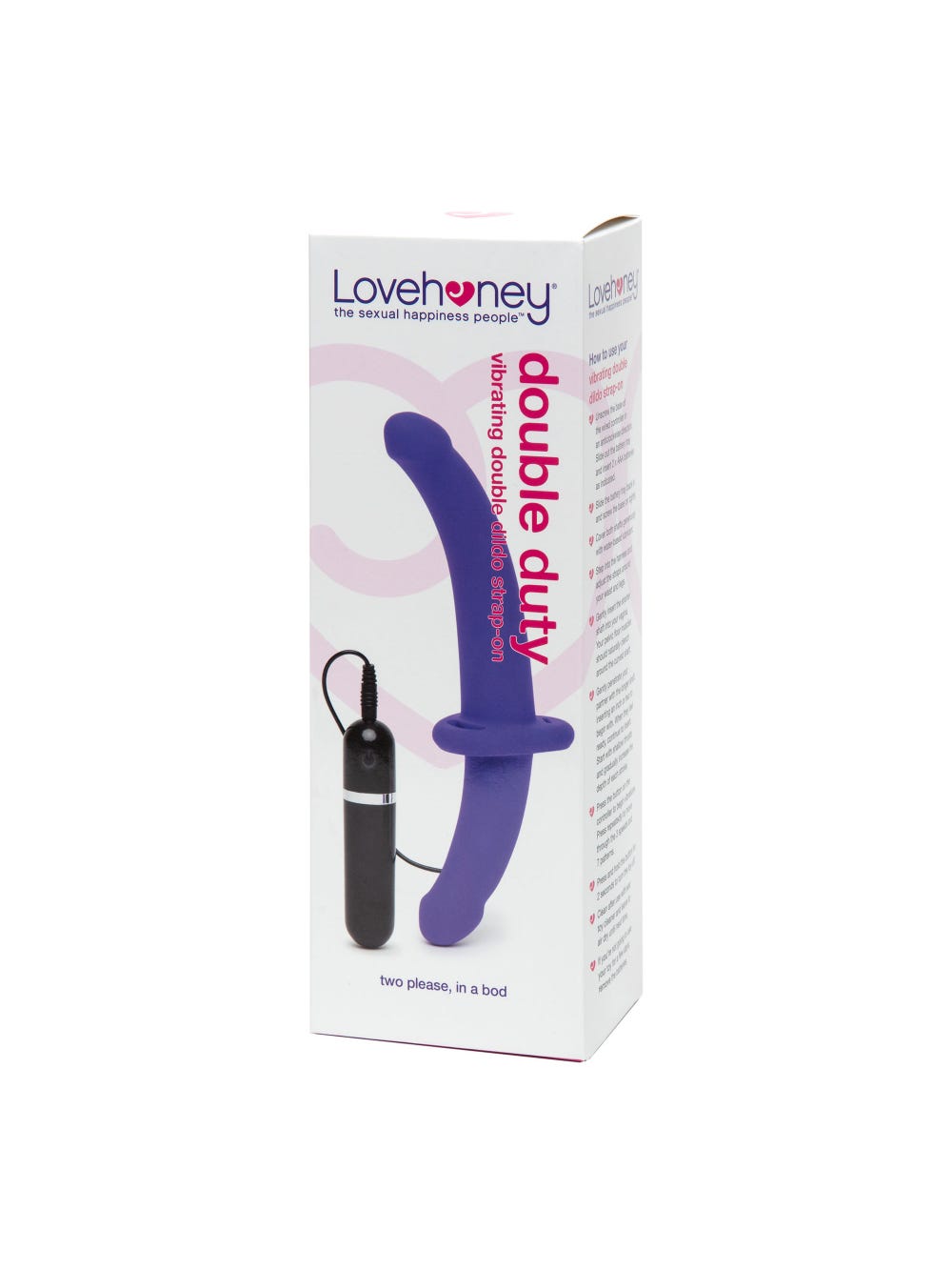 Gode ceinture vibrant Double Duty