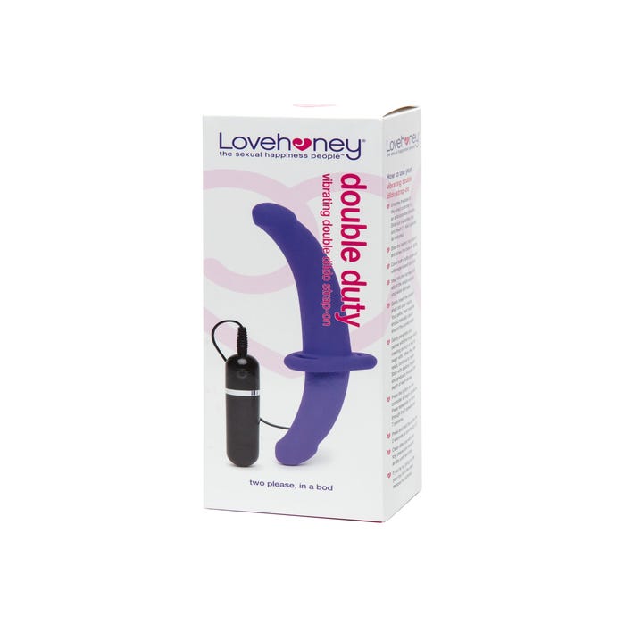 Gode ceinture vibrant Double Duty