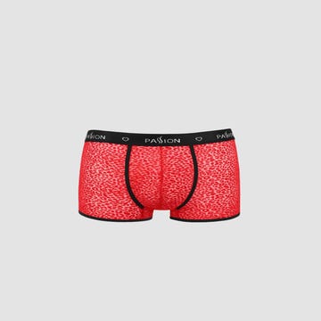 Boxer ouvert Parker léopard rouge