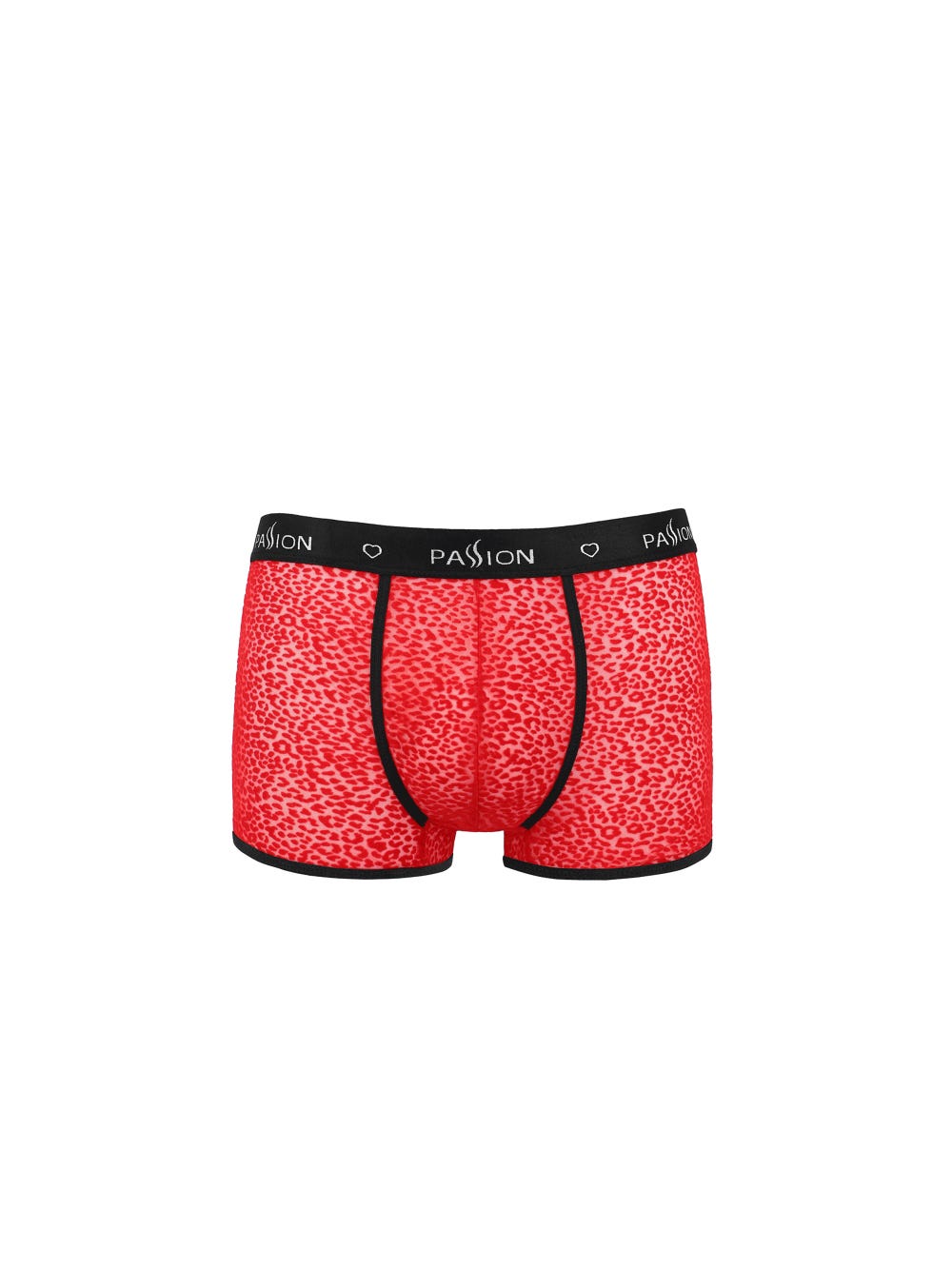 Boxer ouvert Parker léopard rouge main product photo