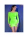 Robe ajourée CR4617 vert fluo