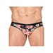 Tanga imprimé floral New Look noir