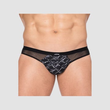 Tanga imprimé losanges New Look noir