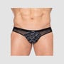 Tanga imprimé losanges New Look noir