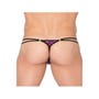 String imprimé fleurs New Look rose & noir