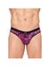 Tanga imprimé fleurs New Look rose & noir