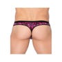 Tanga imprimé fleurs New Look rose & noir