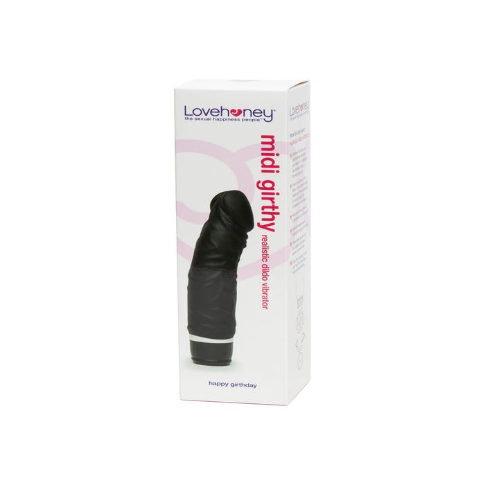 Vibromasseur réaliste 16,5 cm Midi Girthy