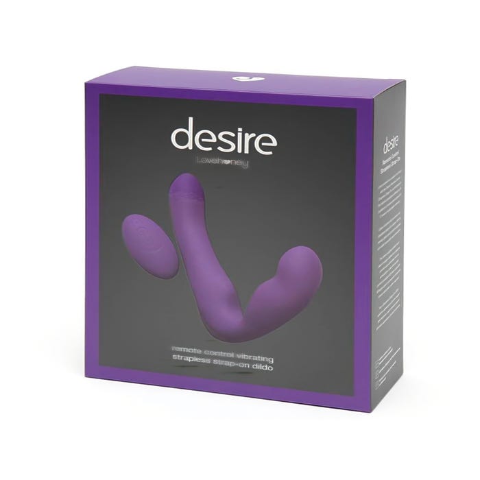 Strap-on vibrant télécommandé Luxury Desire