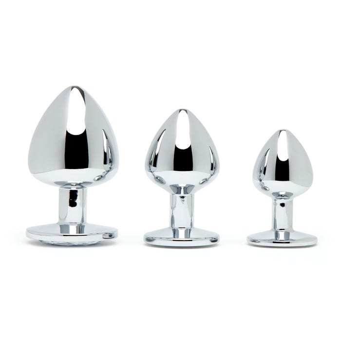 Kit plug anal bijou Secret Shine 3 pièces