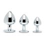 Kit plug anal bijou Secret Shine 3 pièces