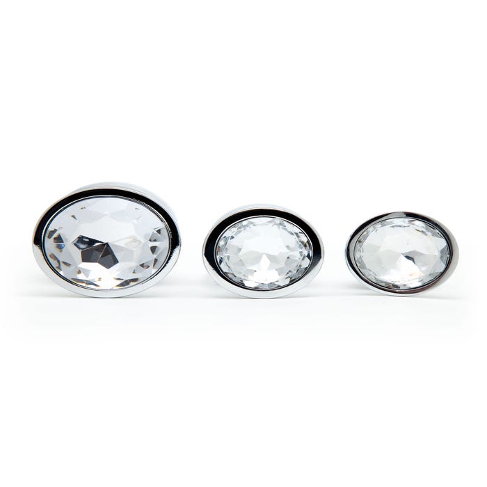 Kit plug anal bijou Secret Shine 3 pièces