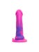 Gode ventouse silicone multicolore rose 17,8 cm Luxe